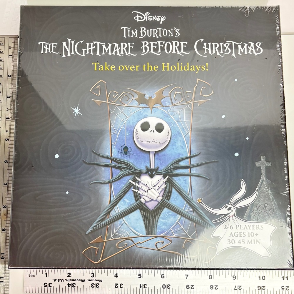 Disney Game‎ Nightmare Before Christmas Take Over the Holidays Strategy Game NEW - Picture 3 of 6